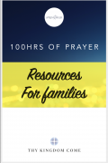 Prayer resource families front page
